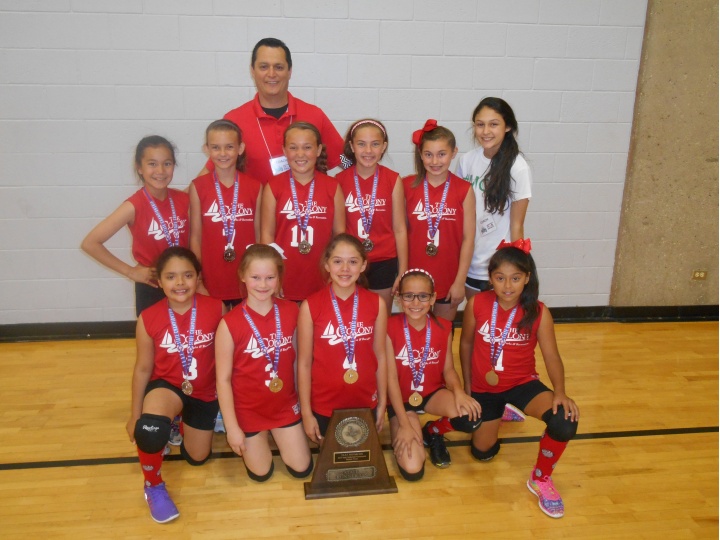T.A.A.F. 2015 Girls 10 & Under State Volleyball Runner-up
Heat - The Colony